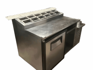 Mesa fría de 1 puerta 110v